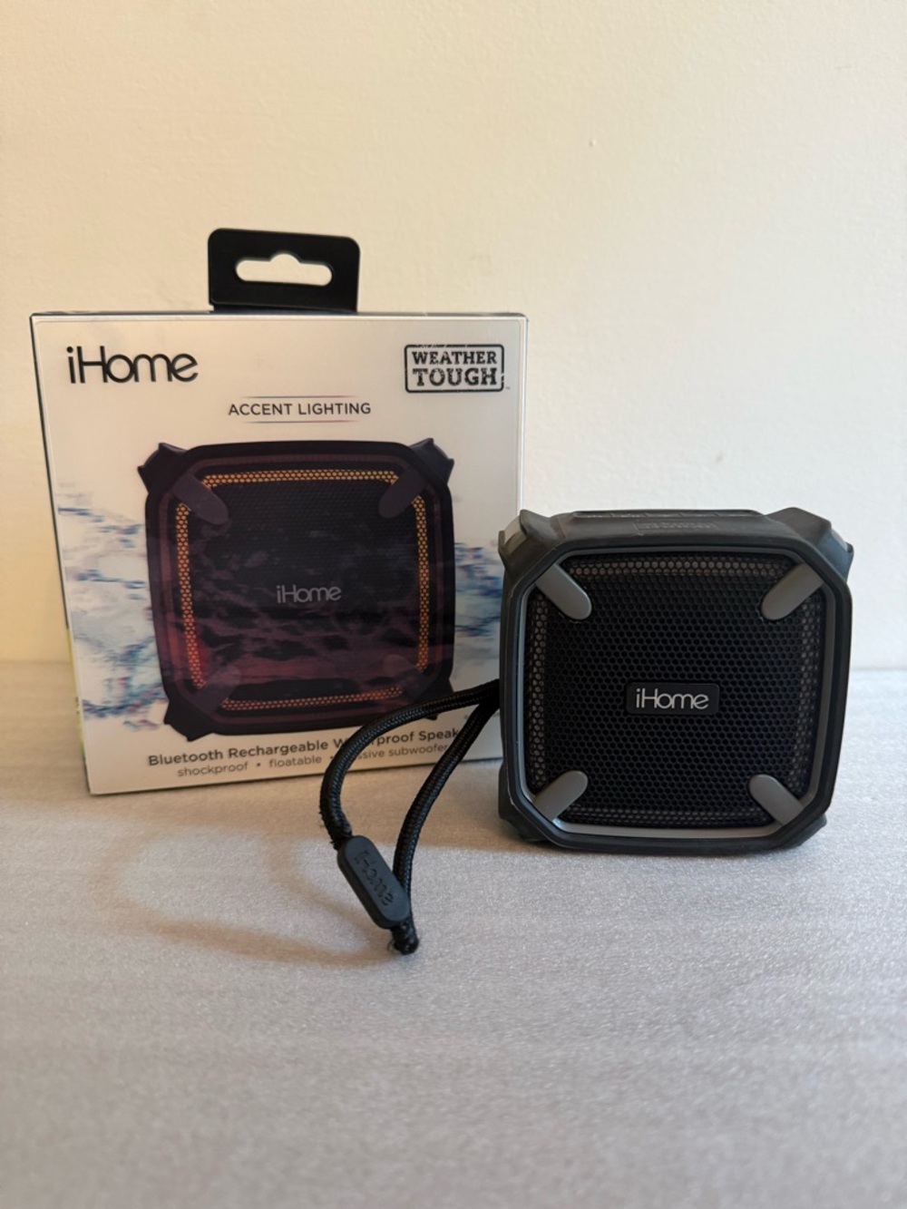 iHome Weather Tough Bluetooth Portable Speaker